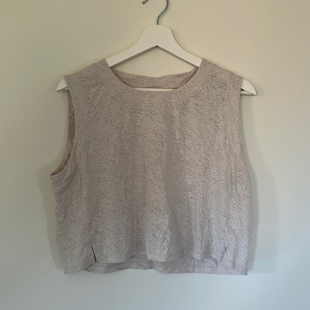 Lululemon Sculpt Cropped Tank Top